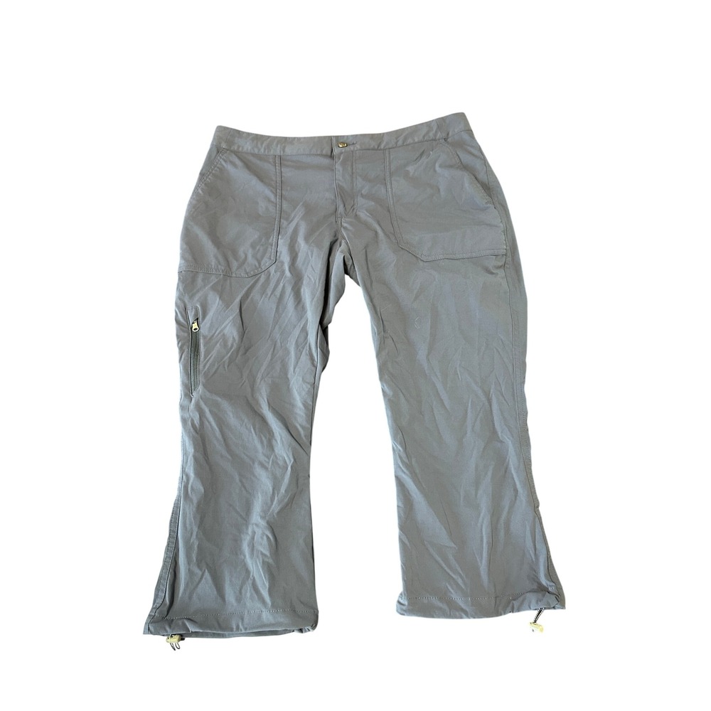 Columbia Women's‎ 12 Saturday Trail Cropped Hiking Pants Navy Blue Outdoor